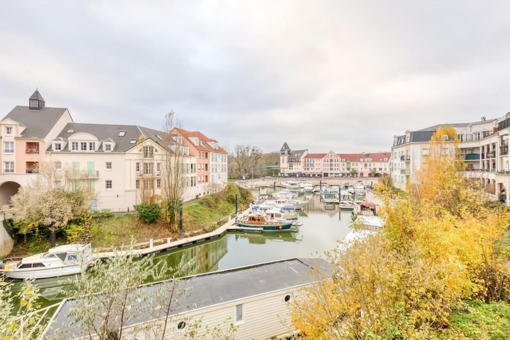 Studio Vue Direct Sur Le Port De Cergy, Parking Prive Gratuit Zewnętrze zdjęcie